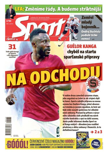 Obálka e-magazínu Sport 25.7.2020