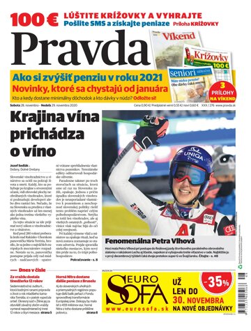 Obálka e-magazínu Pravda 28. 11. 2020