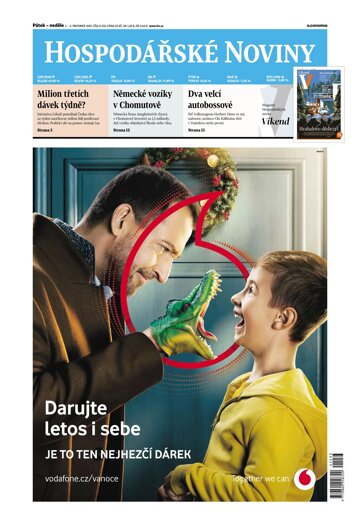 Obálka e-magazínu Hospodářské noviny 233 - 3.12.2021