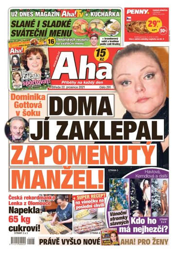 Obálka e-magazínu AHA! 22.12.2021