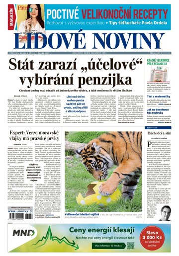 Obálka e-magazínu Lidové noviny 6.4.2023