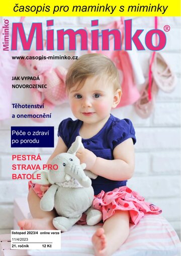 Obálka e-magazínu Miminko 11/2023/4