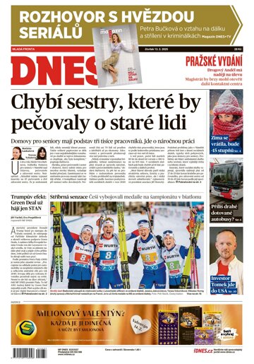 Obálka e-magazínu MF Dnes 13.2.2025