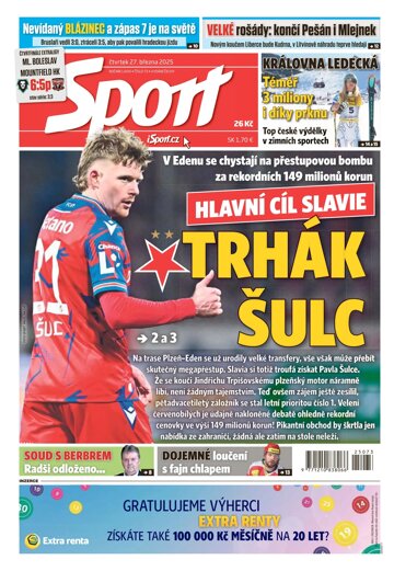 Obálka e-magazínu Sport 27.3.2025