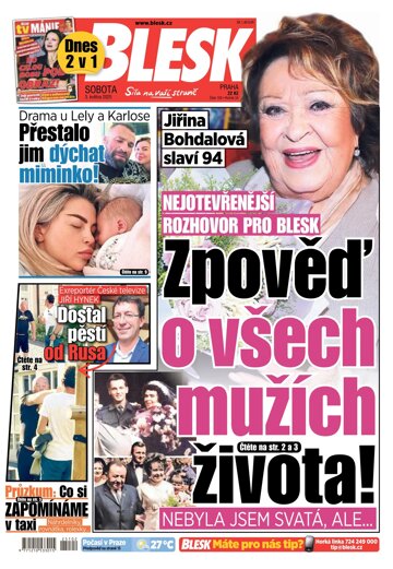 Obálka e-magazínu Blesk 3.5.2025