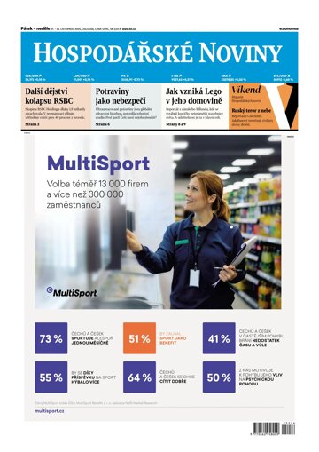 Obálka e-magazínu Hospodářské noviny 226 - 21.11.2025
