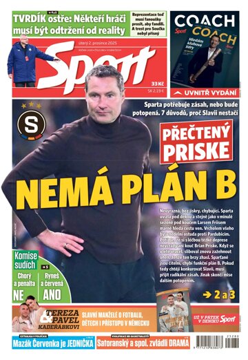 Obálka e-magazínu Sport 2.12.2025