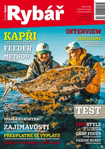 Obálka e-magazínu Český rybář 1/2026