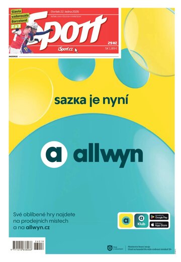 Obálka e-magazínu Sport 22.1.2026