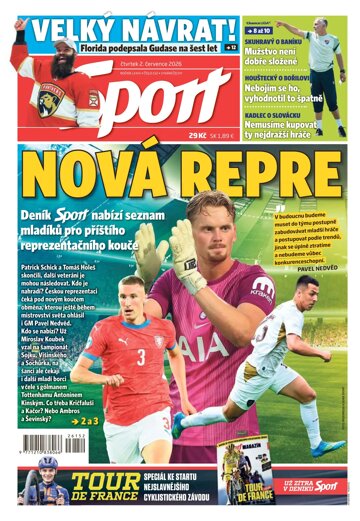 Obálka e-magazínu Sport 2.7.2026