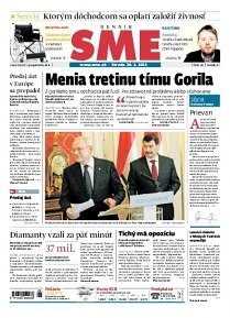 Obálka e-magazínu SME 20.2.2013