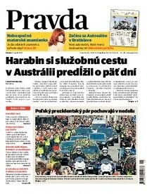 Obálka e-magazínu Pravda 14.4.2010