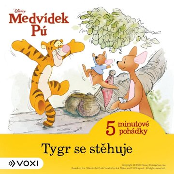 Obálka audioknihy Medvídek Pú -  Tygr se stěhuje