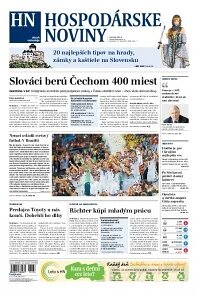 Obálka e-magazínu Hospodárske noviny 14.07.2014