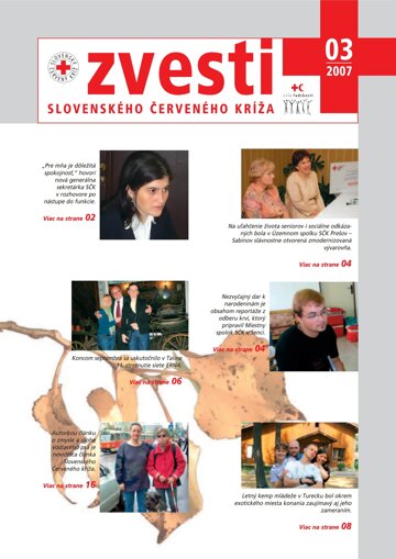 Obálka e-magazínu Zvesti 3/2007