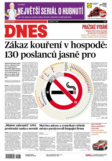 Obálka e-magazínu MF Dnes 2.2.2015