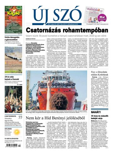 Obálka e-magazínu Új Szó 29.5.2017