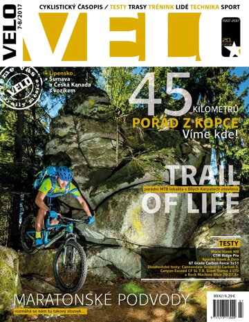 Obálka e-magazínu Velo 7-8/2017