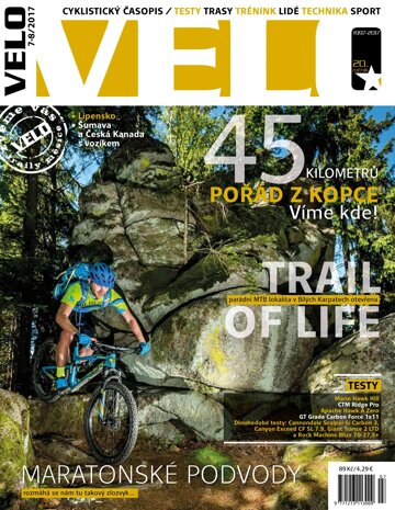 Obálka e-magazínu Velo 7-8/2017