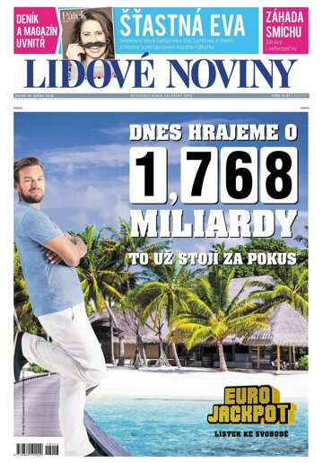 Obálka e-magazínu Lidové noviny 19.1.2018