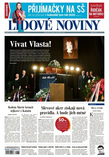 Obálka e-magazínu Lidové noviny 15.10.2019