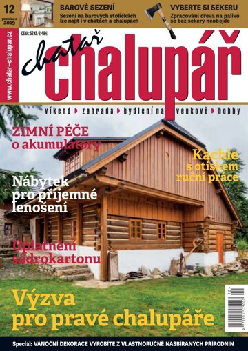 Obálka e-magazínu Chatař Chalupář 12/2019