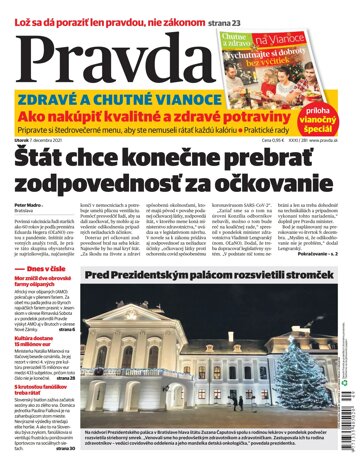 Obálka e-magazínu Pravda 7. 12. 2021