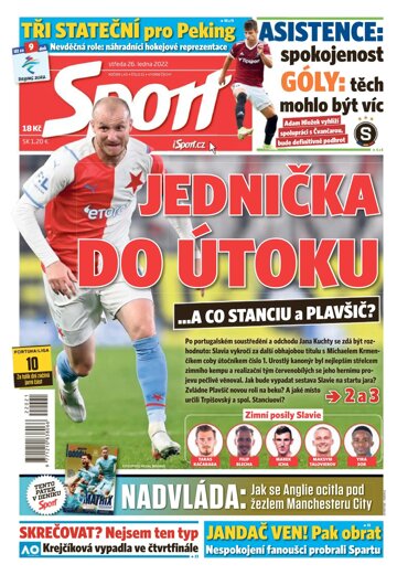 Obálka e-magazínu Sport 26.1.2022