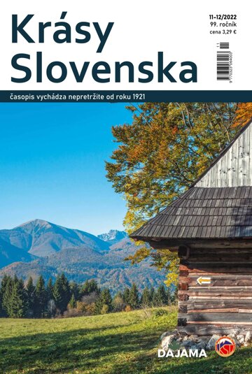 Obálka e-magazínu Krásy Slovenska 11-12/2022
