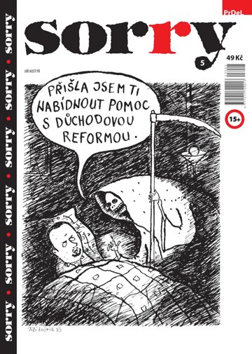Obálka e-magazínu Sorry 5/2023