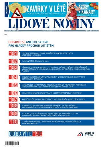 Obálka e-magazínu Lidové noviny 27.6.2024