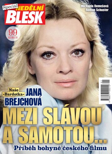 Obálka e-magazínu Naše "Bardotka" Jana Brejchová Mezi slávou a samotou
