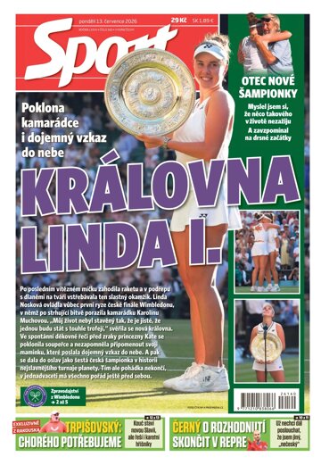Obálka e-magazínu Sport 13.7.2026