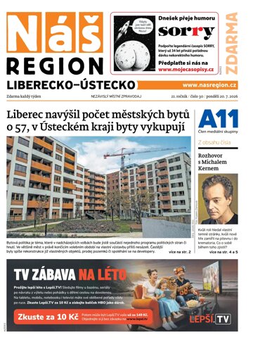 Obálka e-magazínu Náš Region - Liberecko 30/2026