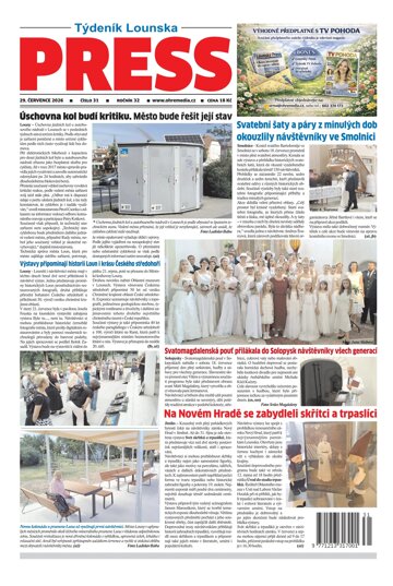 Obálka e-magazínu Lounský press 31/2026