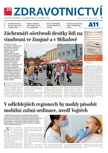 Obálka e-magazínu Ze Zdravotnictví 9/2026