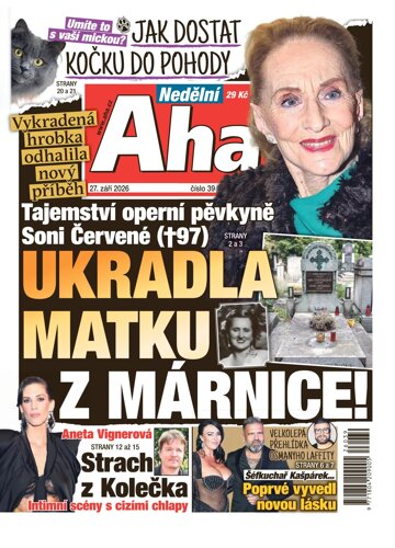 Obálka e-magazínu Nedělní AHA! 27.9.2026