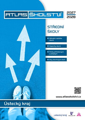 Obálka e-magazínu Atlas školství - střední školy - Ústecký kraj 2027/2028