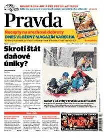 Obálka e-magazínu Pravda 18. 1. 2013