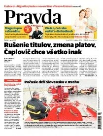 Obálka e-magazínu Pravda 4.4.2013