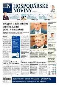 Obálka e-magazínu Hospodárske noviny 18.9.2013