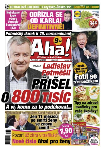 Obálka e-magazínu AHA! 7.9.2015