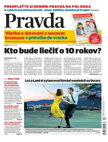 Obálka e-magazínu Pravda 25.1.2017