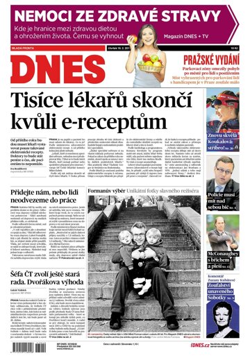 Obálka e-magazínu MF Dnes 16.2.2017