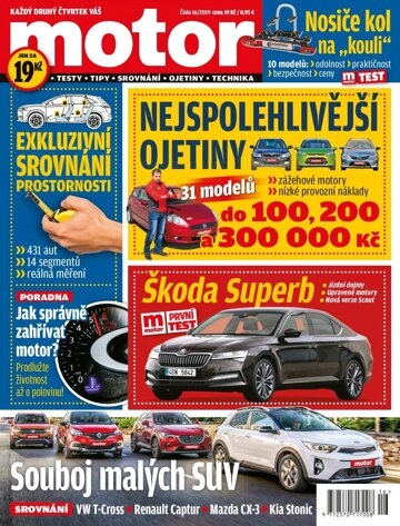 Obálka e-magazínu Motor 16/2019