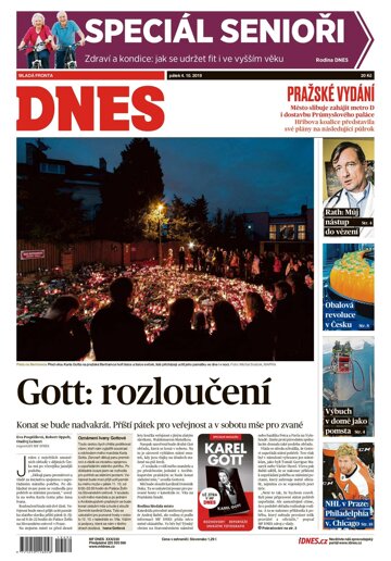 Obálka e-magazínu MF Dnes 4.10.2019