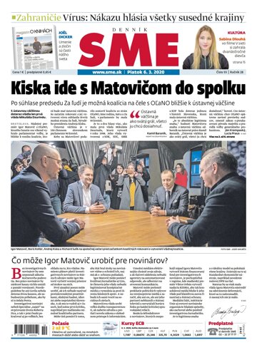 Obálka e-magazínu SME 6.3.2020