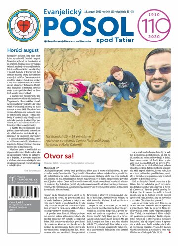 Obálka e-magazínu Evanjelický posol spod Tatier 33-34/2020