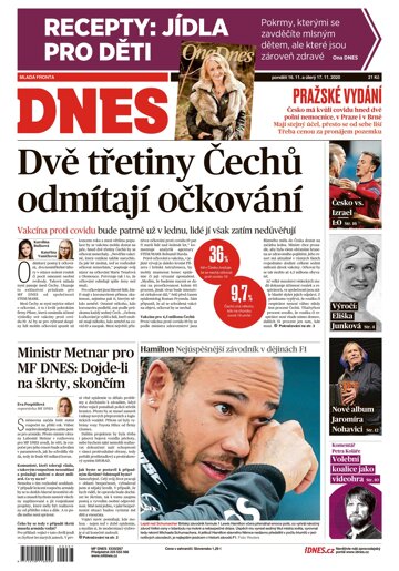 Obálka e-magazínu MF Dnes 16.11.2020