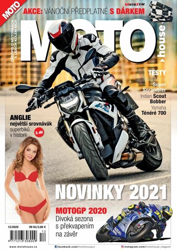 Obálka e-magazínu Motohouse 12/2020